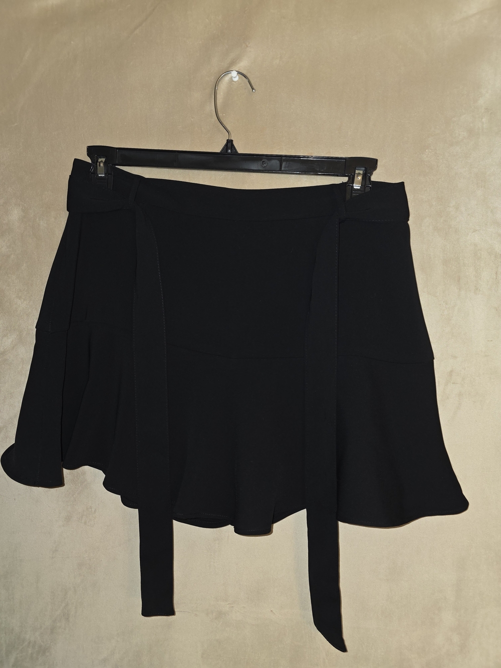 Zara Black Circle Skort with Tie Waist